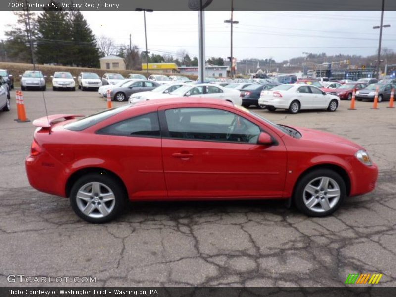 Victory Red / Ebony 2008 Pontiac G5