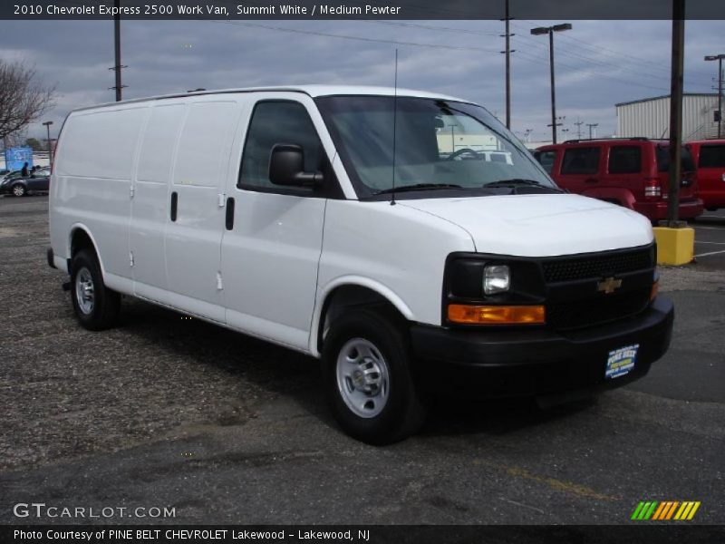 Summit White / Medium Pewter 2010 Chevrolet Express 2500 Work Van