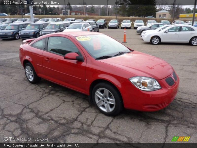 Victory Red / Ebony 2008 Pontiac G5