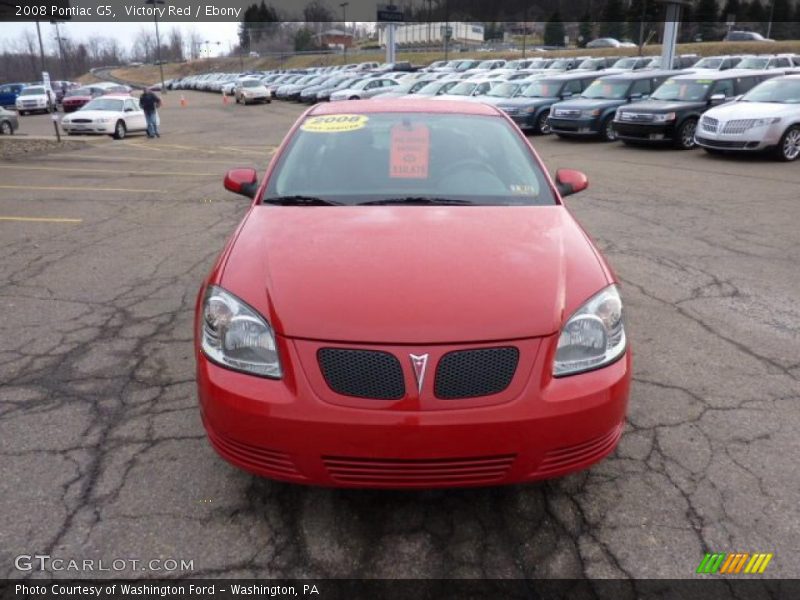 Victory Red / Ebony 2008 Pontiac G5