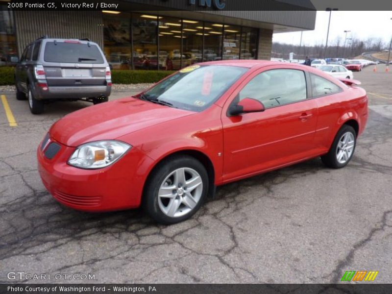 Victory Red / Ebony 2008 Pontiac G5