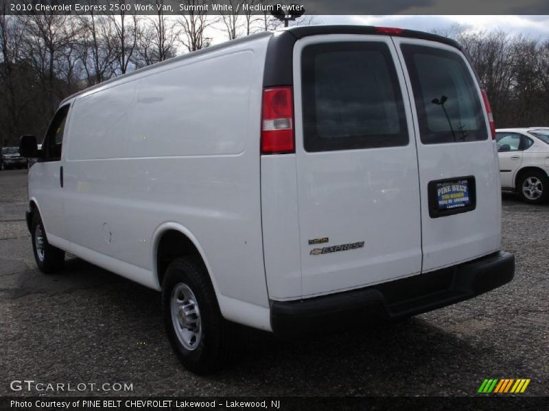 Summit White / Medium Pewter 2010 Chevrolet Express 2500 Work Van