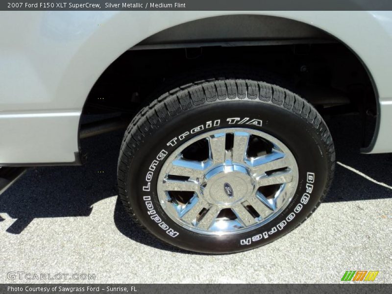 Silver Metallic / Medium Flint 2007 Ford F150 XLT SuperCrew