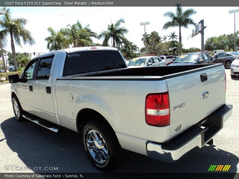 Silver Metallic / Medium Flint 2007 Ford F150 XLT SuperCrew