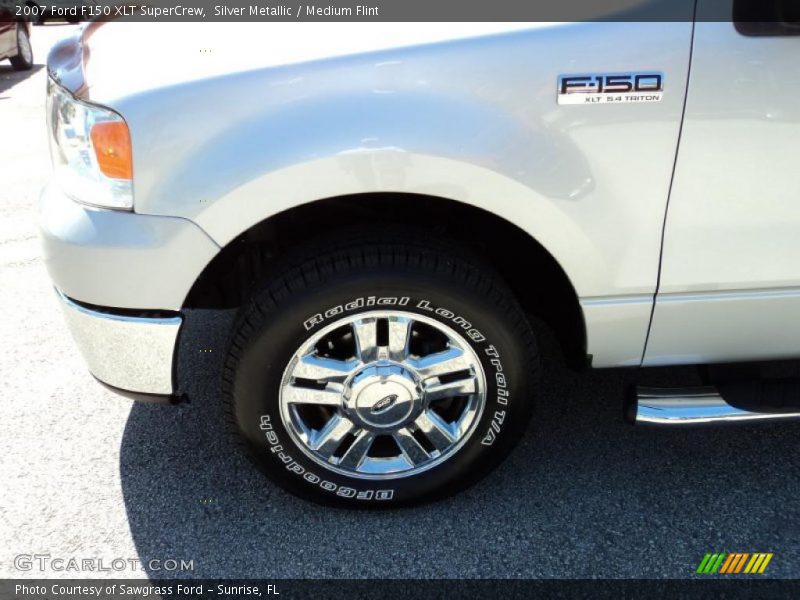 Silver Metallic / Medium Flint 2007 Ford F150 XLT SuperCrew