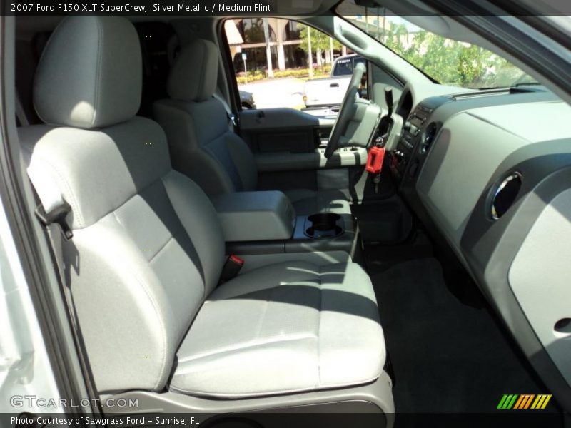 Silver Metallic / Medium Flint 2007 Ford F150 XLT SuperCrew