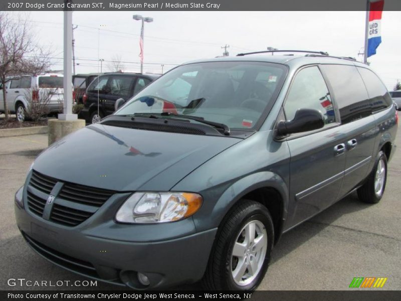 Magnesium Pearl / Medium Slate Gray 2007 Dodge Grand Caravan SXT