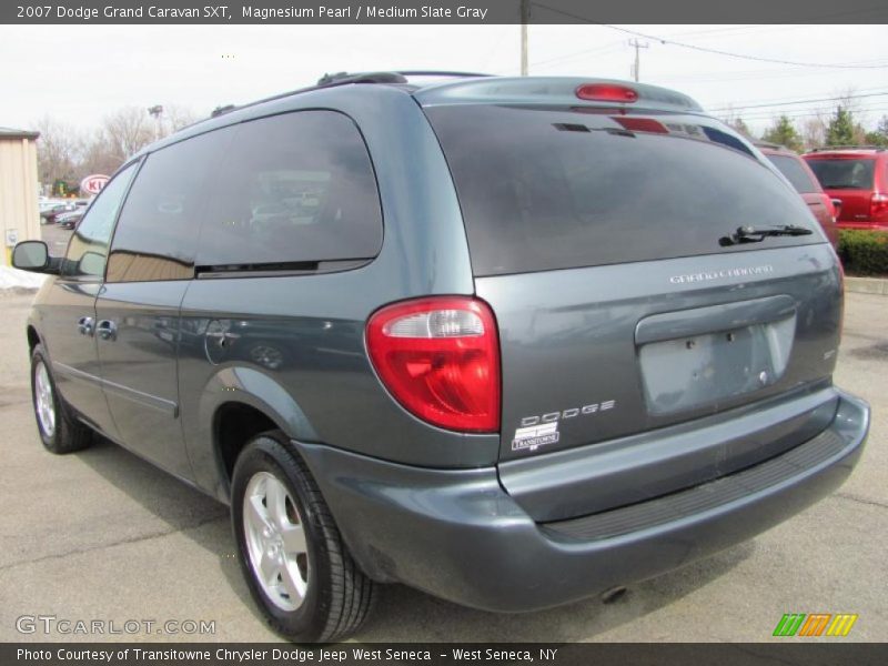 Magnesium Pearl / Medium Slate Gray 2007 Dodge Grand Caravan SXT