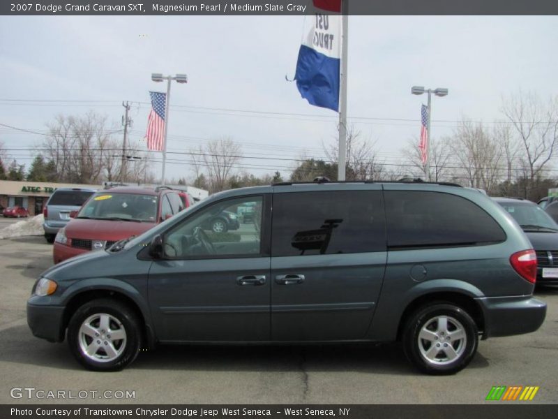 Magnesium Pearl / Medium Slate Gray 2007 Dodge Grand Caravan SXT