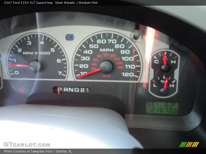 Silver Metallic / Medium Flint 2007 Ford F150 XLT SuperCrew