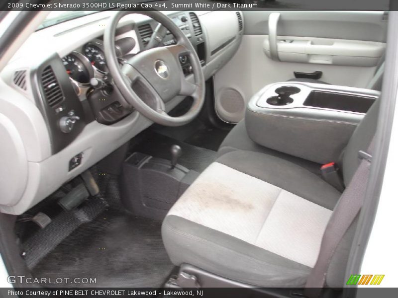 Summit White / Dark Titanium 2009 Chevrolet Silverado 3500HD LS Regular Cab 4x4