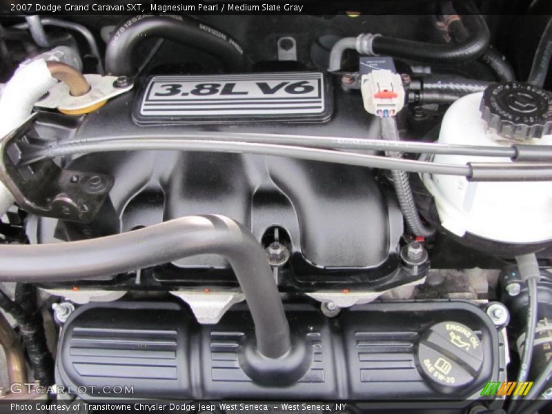 Magnesium Pearl / Medium Slate Gray 2007 Dodge Grand Caravan SXT