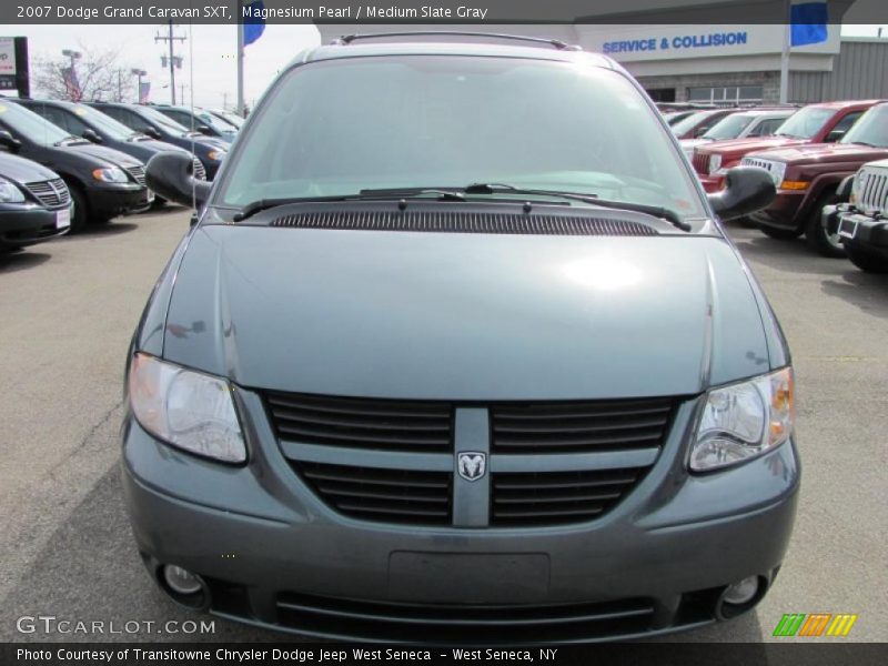 Magnesium Pearl / Medium Slate Gray 2007 Dodge Grand Caravan SXT
