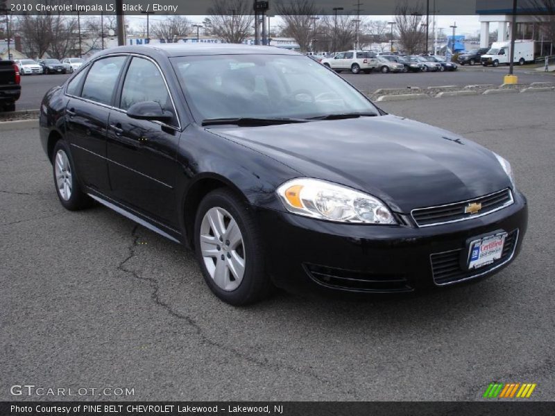 Black / Ebony 2010 Chevrolet Impala LS