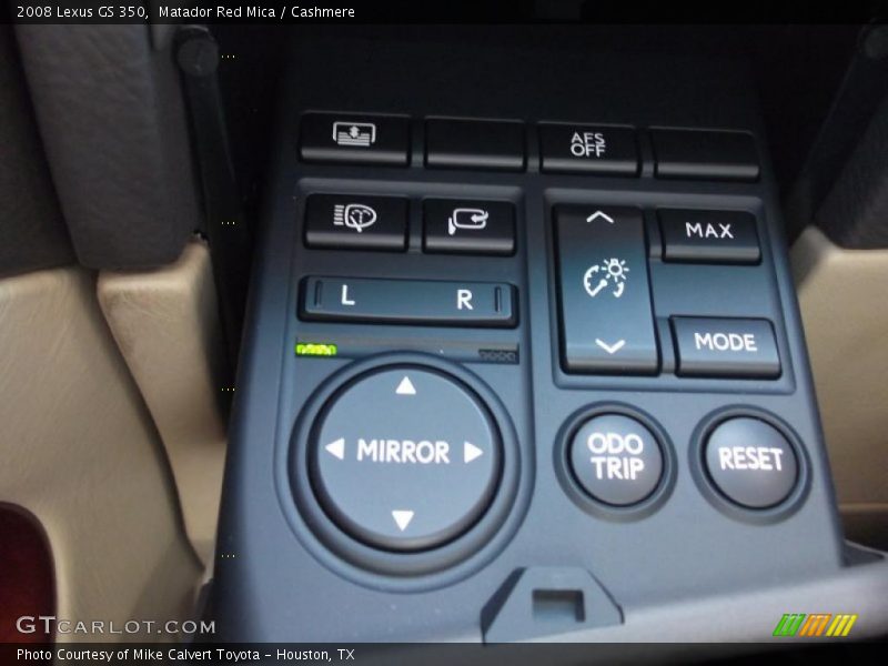 Controls of 2008 GS 350
