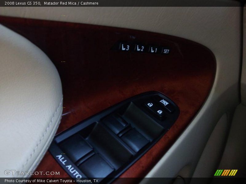 Matador Red Mica / Cashmere 2008 Lexus GS 350