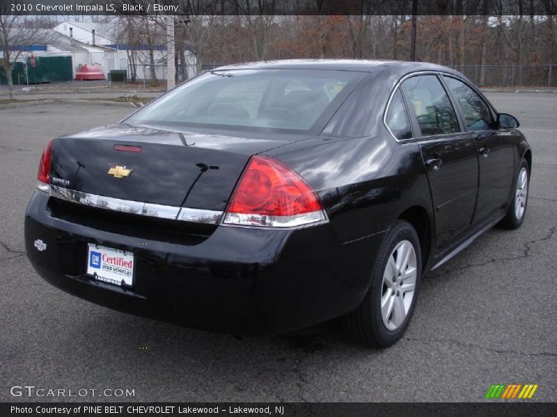 Black / Ebony 2010 Chevrolet Impala LS
