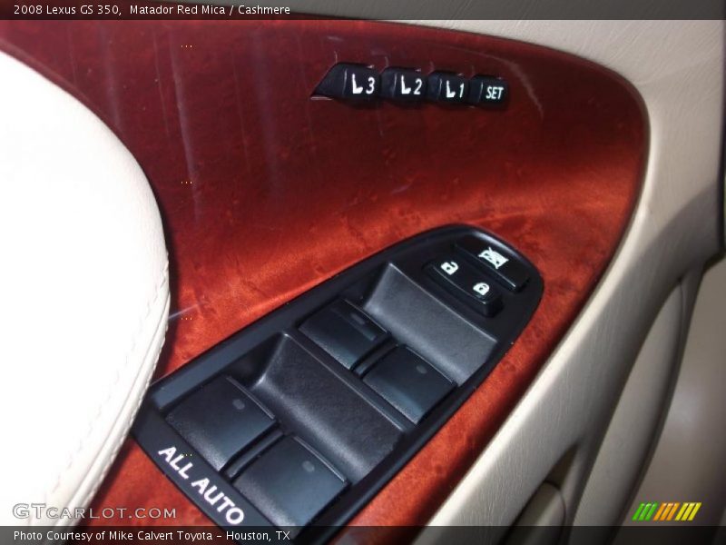 Matador Red Mica / Cashmere 2008 Lexus GS 350