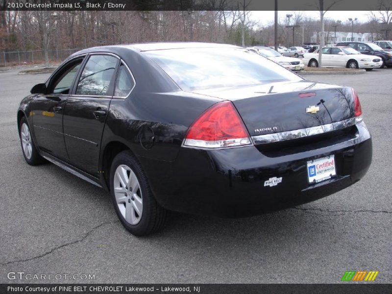 Black / Ebony 2010 Chevrolet Impala LS