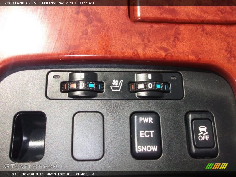 Controls of 2008 GS 350