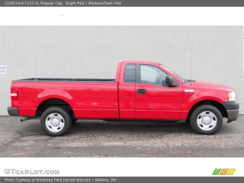 Bright Red / Medium/Dark Flint 2008 Ford F150 XL Regular Cab