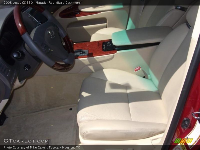 Matador Red Mica / Cashmere 2008 Lexus GS 350