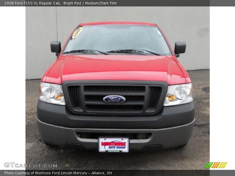 Bright Red / Medium/Dark Flint 2008 Ford F150 XL Regular Cab