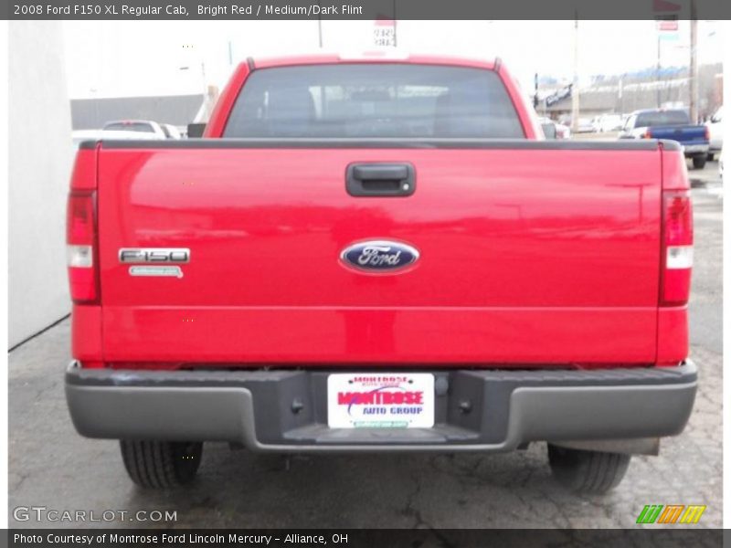 Bright Red / Medium/Dark Flint 2008 Ford F150 XL Regular Cab