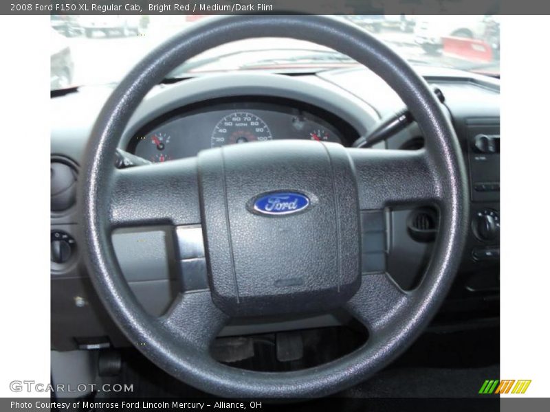 Bright Red / Medium/Dark Flint 2008 Ford F150 XL Regular Cab