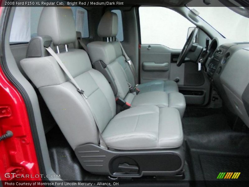 Bright Red / Medium/Dark Flint 2008 Ford F150 XL Regular Cab