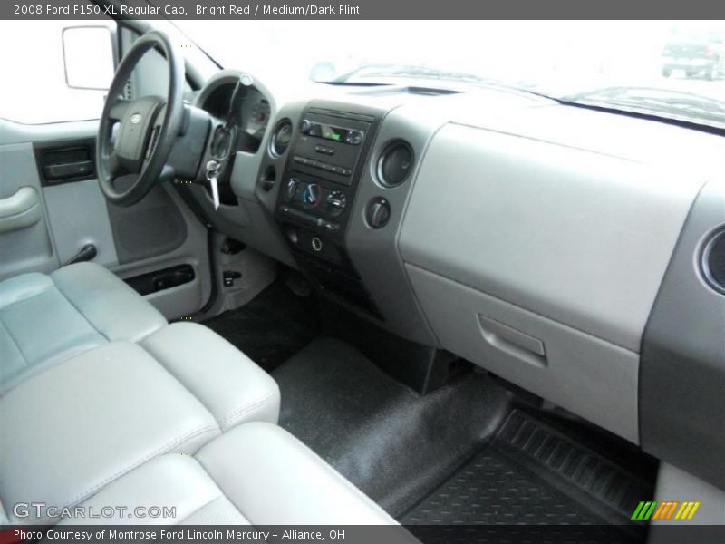Bright Red / Medium/Dark Flint 2008 Ford F150 XL Regular Cab