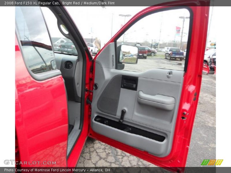 Bright Red / Medium/Dark Flint 2008 Ford F150 XL Regular Cab