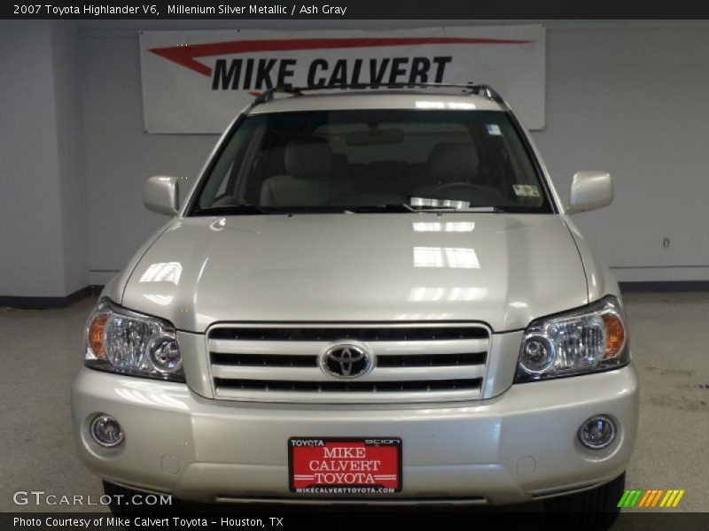 Millenium Silver Metallic / Ash Gray 2007 Toyota Highlander V6
