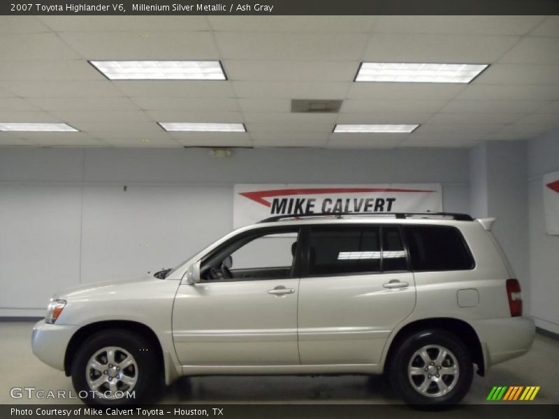 Millenium Silver Metallic / Ash Gray 2007 Toyota Highlander V6