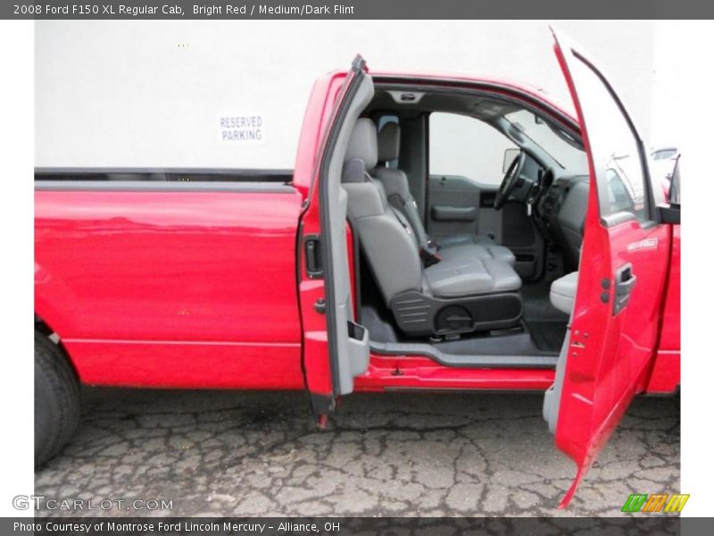 Bright Red / Medium/Dark Flint 2008 Ford F150 XL Regular Cab
