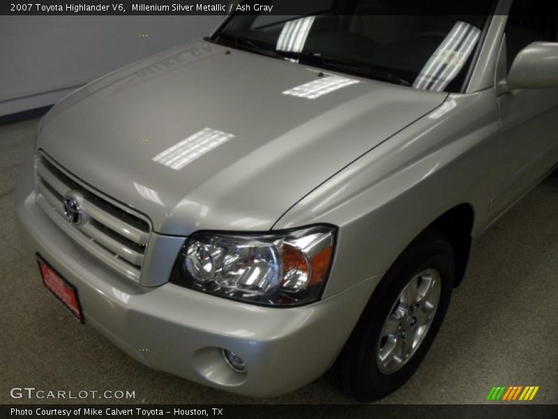Millenium Silver Metallic / Ash Gray 2007 Toyota Highlander V6