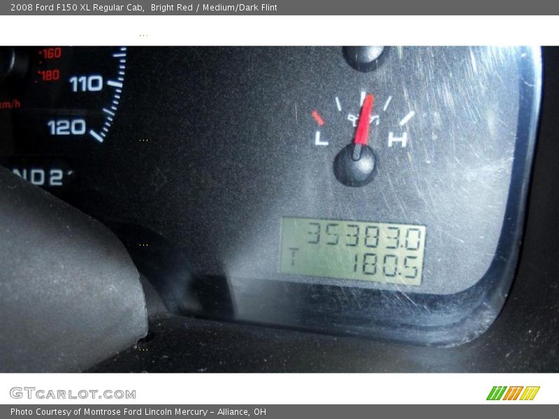 Bright Red / Medium/Dark Flint 2008 Ford F150 XL Regular Cab