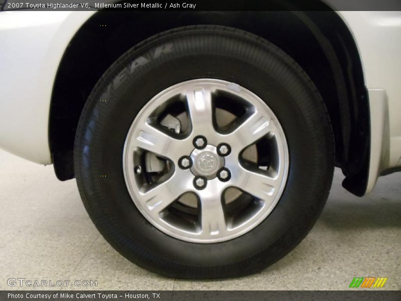 Millenium Silver Metallic / Ash Gray 2007 Toyota Highlander V6