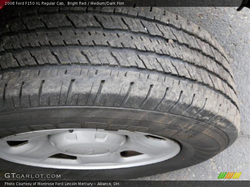 Bright Red / Medium/Dark Flint 2008 Ford F150 XL Regular Cab