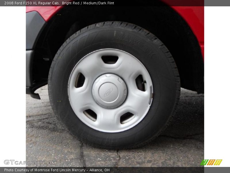 Bright Red / Medium/Dark Flint 2008 Ford F150 XL Regular Cab