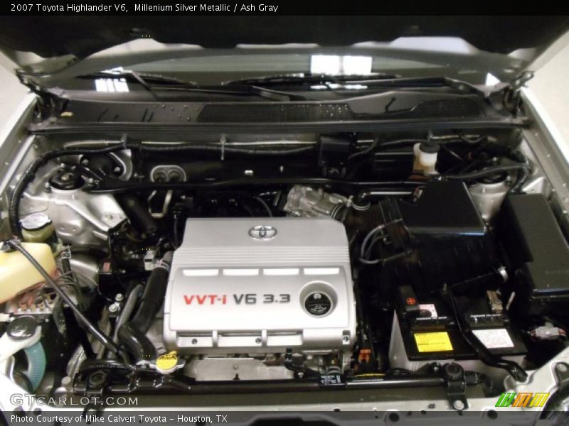  2007 Highlander V6 Engine - 3.3 Liter DOHC 24-Valve VVT-i V6