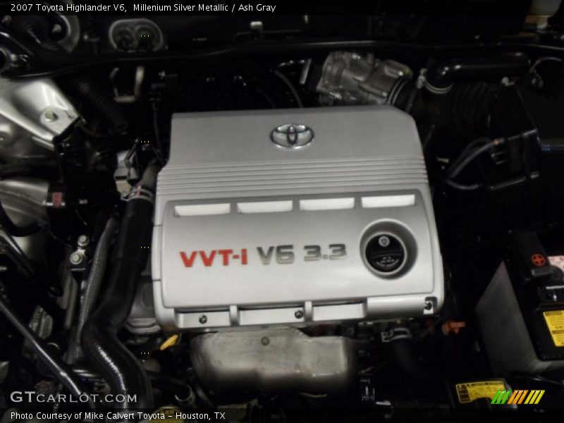 Millenium Silver Metallic / Ash Gray 2007 Toyota Highlander V6