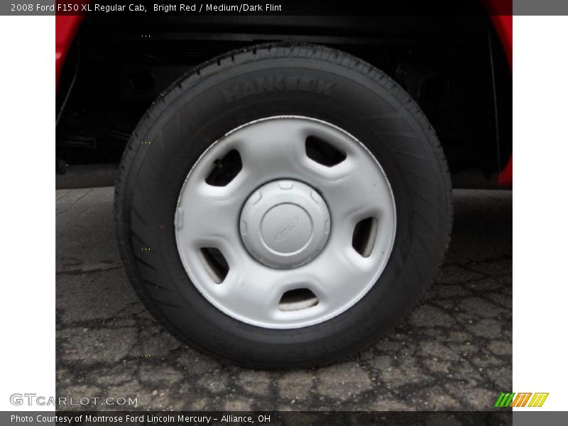 Bright Red / Medium/Dark Flint 2008 Ford F150 XL Regular Cab