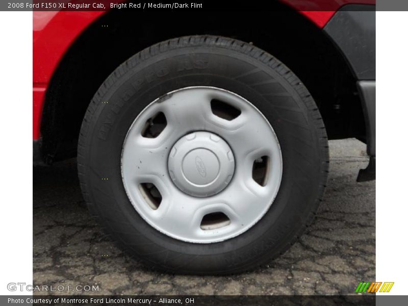 Bright Red / Medium/Dark Flint 2008 Ford F150 XL Regular Cab