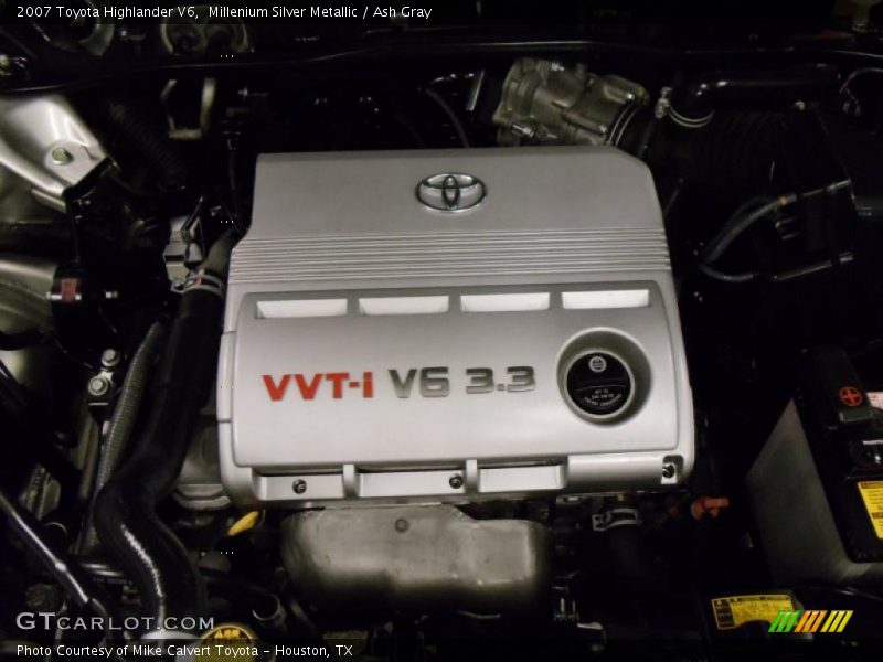 Millenium Silver Metallic / Ash Gray 2007 Toyota Highlander V6