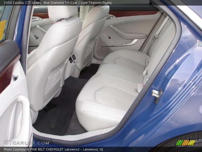 Blue Diamond Tri-Coat / Light Titanium/Ebony 2009 Cadillac CTS Sedan