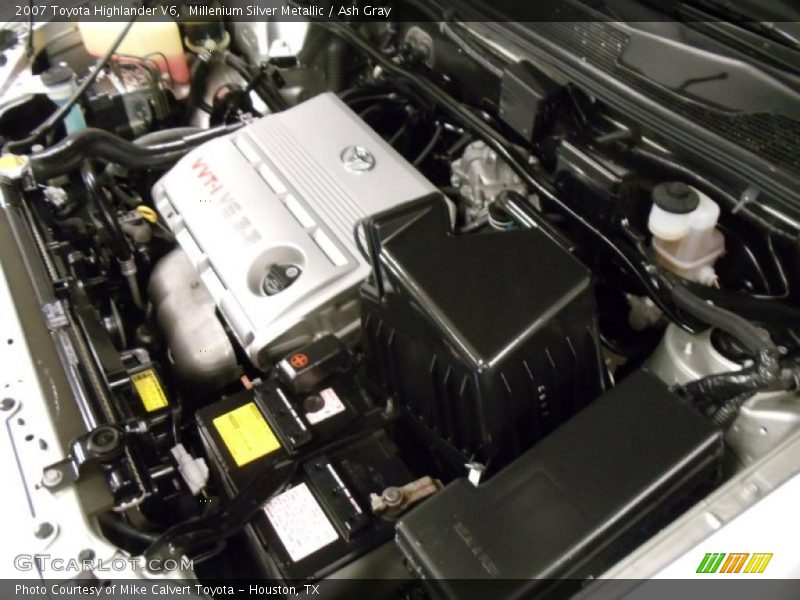 Millenium Silver Metallic / Ash Gray 2007 Toyota Highlander V6