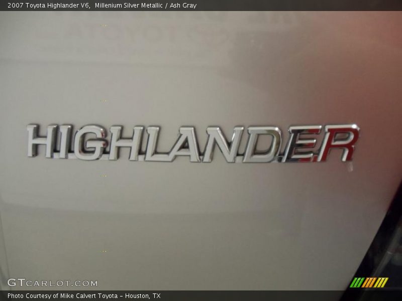  2007 Highlander V6 Logo
