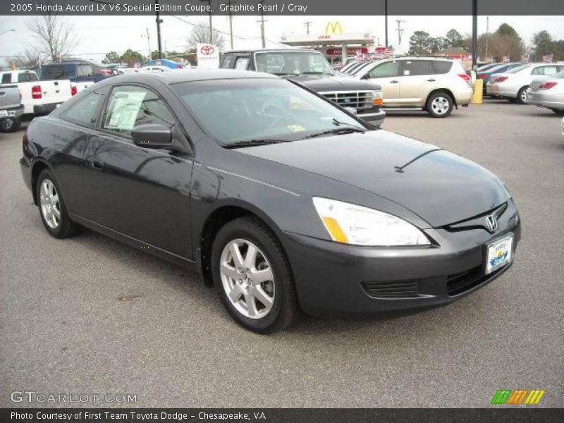 Graphite Pearl / Gray 2005 Honda Accord LX V6 Special Edition Coupe