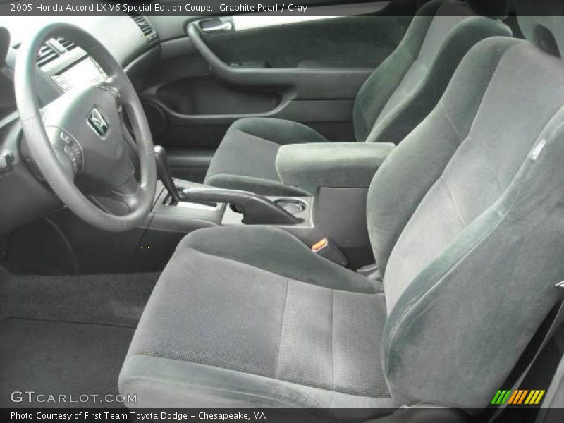Graphite Pearl / Gray 2005 Honda Accord LX V6 Special Edition Coupe